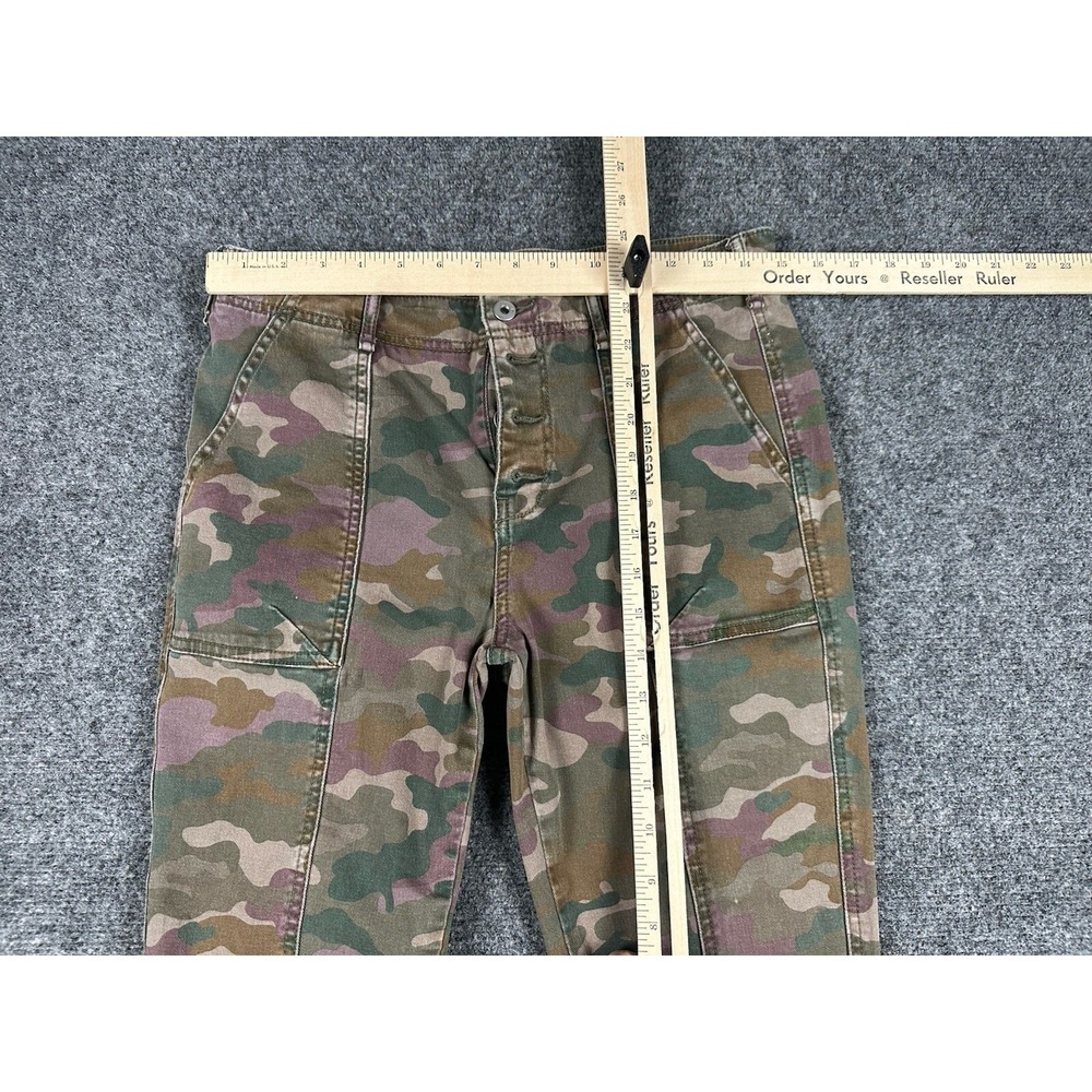 Anthropologie Slim Camo Button Fly Jefferson Utility Pants Women's Size 29 - Picture 8 of 8